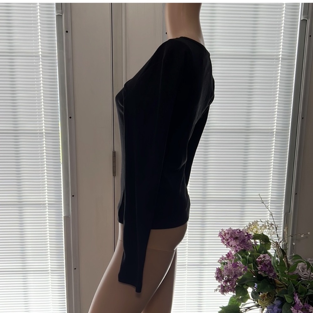 NWOT BCBGENERATION Ribbed Cutout Top - Picture 5 of 6
